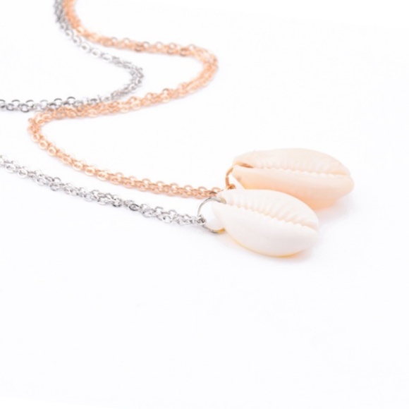 Trendy Bohemian Conch Shell Chain Gold Necklaces Spring Summer Beach - Picture 4 of 5